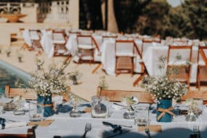 Décoration de mariages sur mesure chaleureux élégants et raffinés - Narbonne - Occitanie